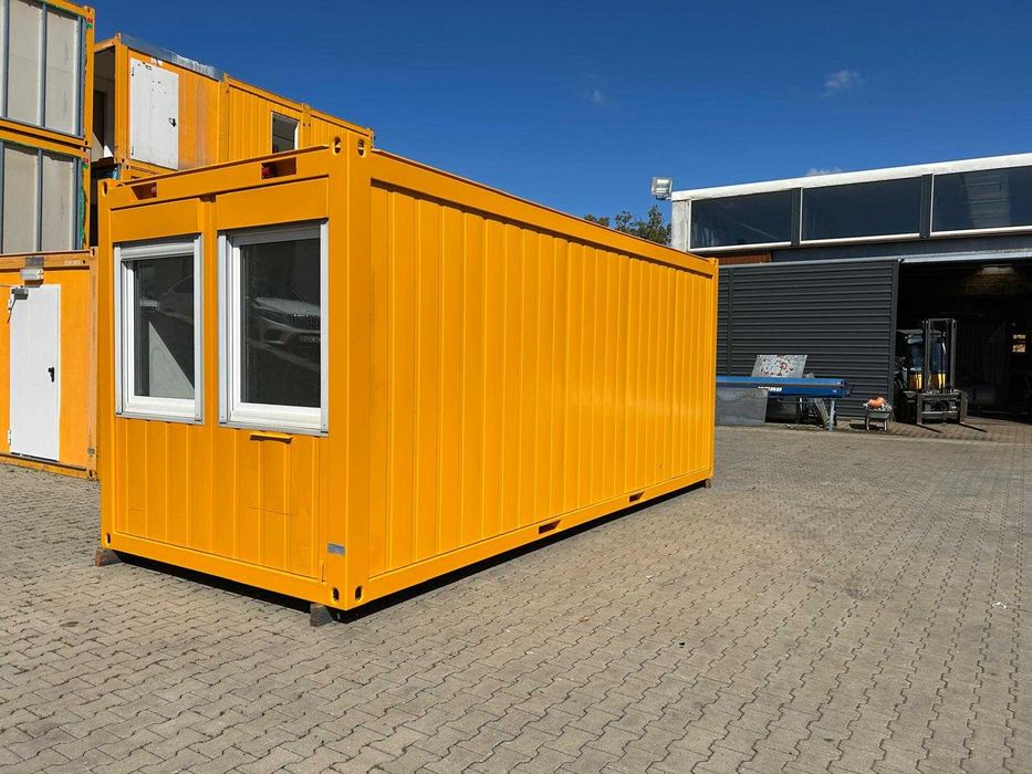 Kontener kontenery biurowe budowlane używane  CONTAINEX 6x2,40x2,60