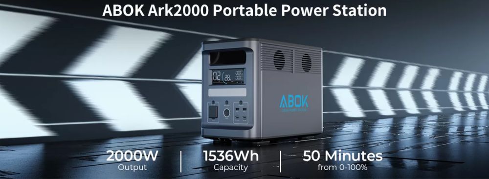 Зарядная станция ABOK 2000 Вт екофлов ecoflow экофлоу