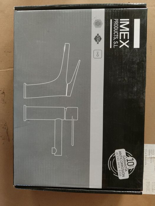 Torneira IMEX monocomando de bidé fabricado em aço de alta resistência