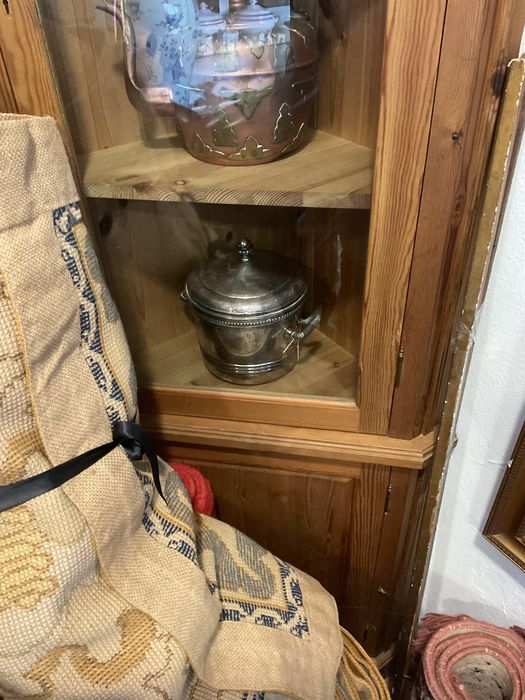 Móvel de canto pinho Nordic top e base 1,86 cm fundo ,46 cm