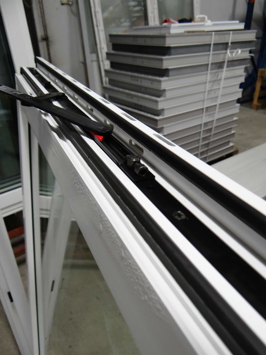 122x131 okno PCV używane - TANIE OKNA SZADEK