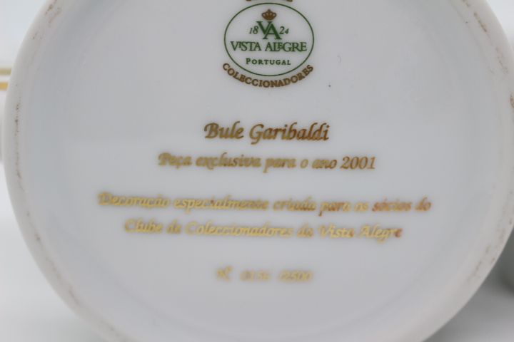 Bule Garibaldi Clube Colecionadores Vista Alegre ano 2001