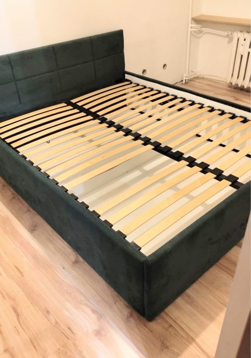 Łóżko tapicerowane 160/200 małżeńskie skrzynia na posciel sypialnia