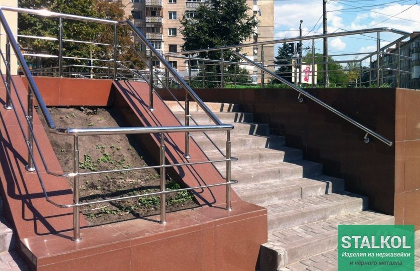 Входные группы ограждения перила и поручни из нержавейки Ровно и обл.