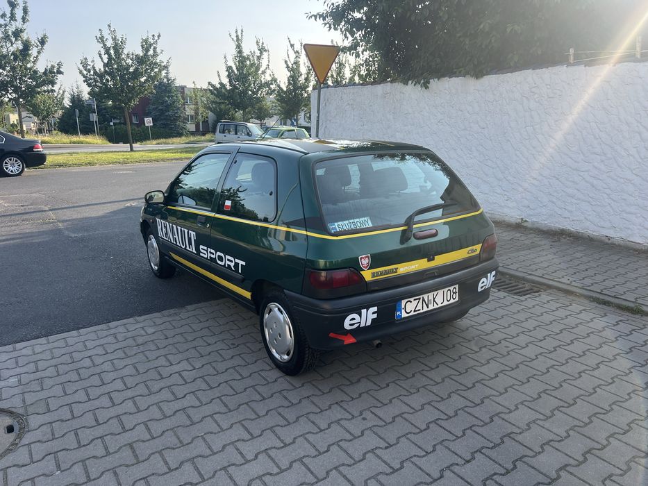 Renault Clio I 1.2 54KM Benzyna 2Klucze Wspomaganie  Klasyk Zadbany