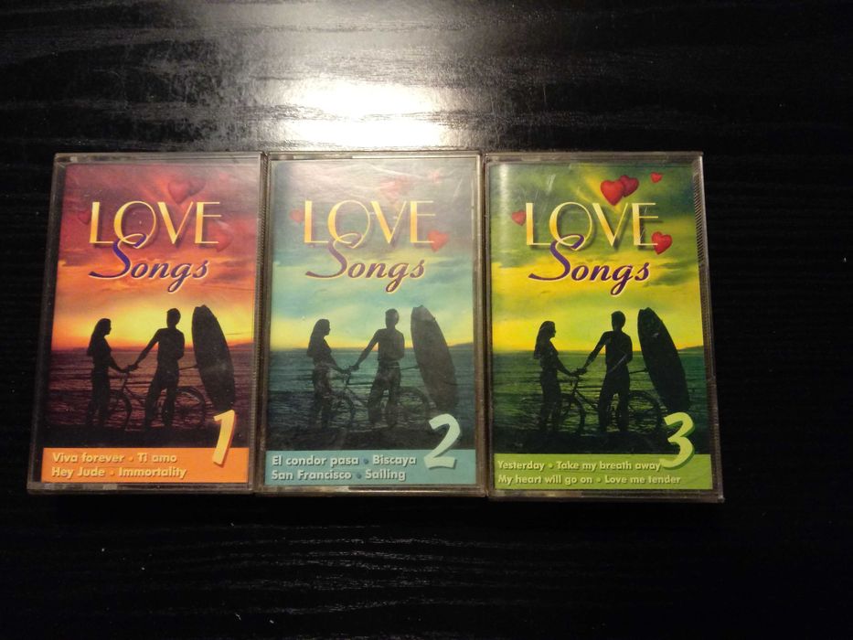 Zestaw kaset Love Songs (3 kasety)