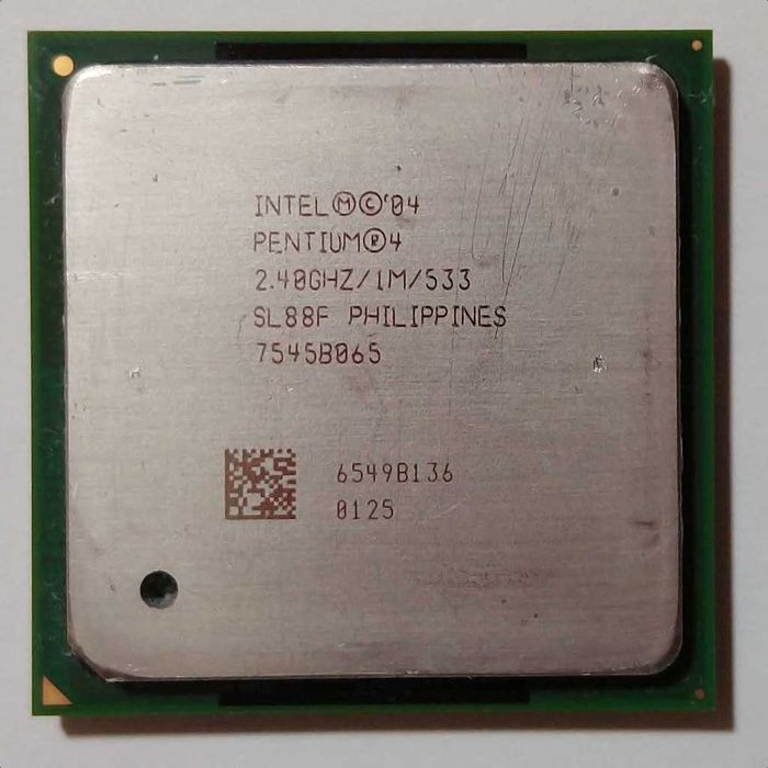 Processador Intel® Pentium® 4 de 2,40 GHz skt478