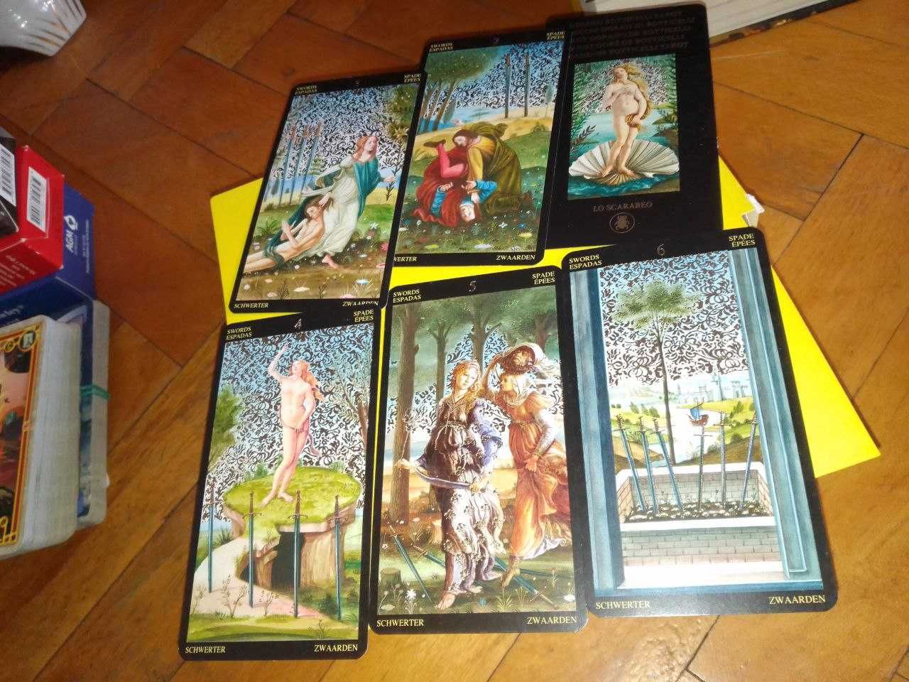 Золотое Таро Боттичелли Golden Botticelli Tarot