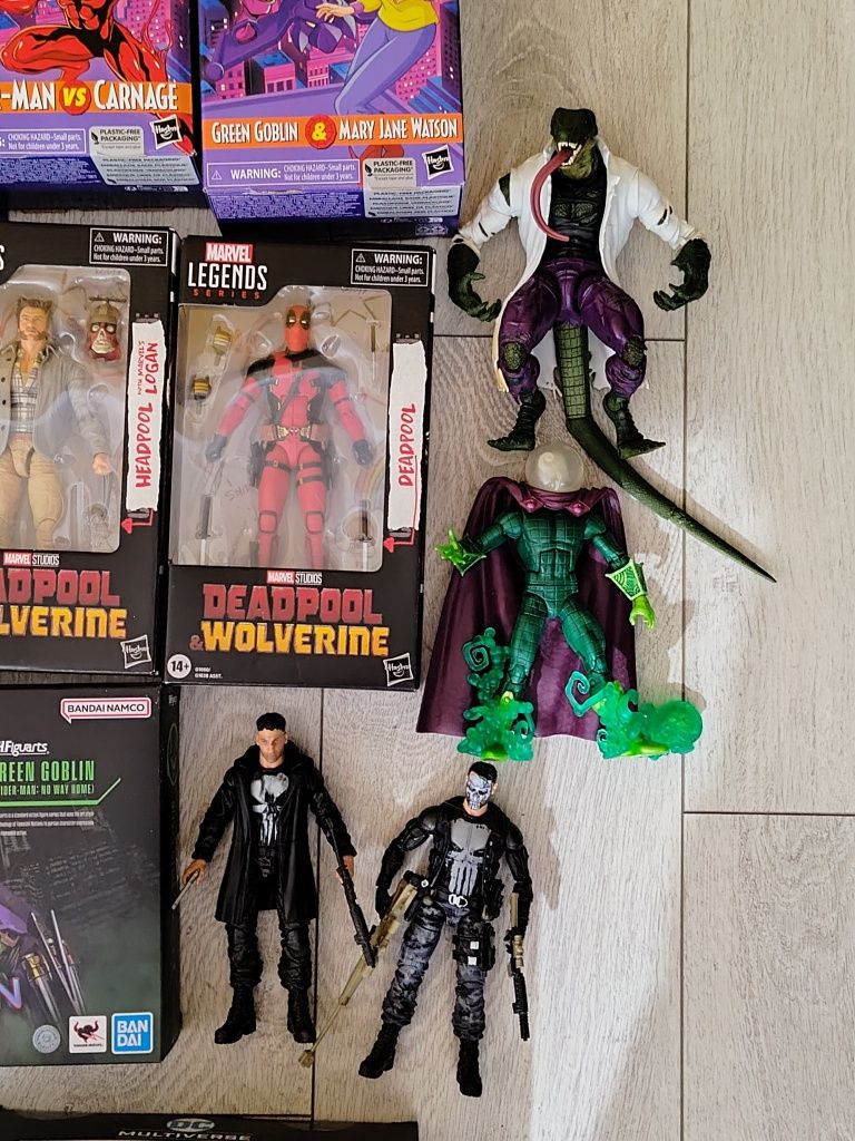 Kolekcja Marvel Legends SpiderMan Mcfarlane Neca Predator Bandai ShF