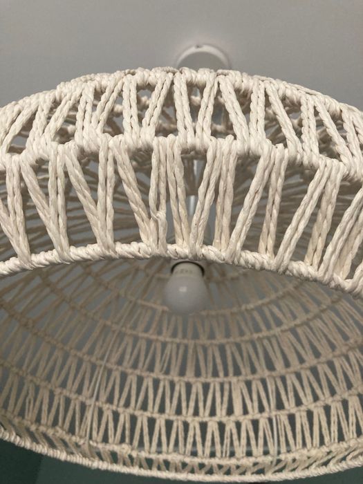 Lampa wisząca - sznurek