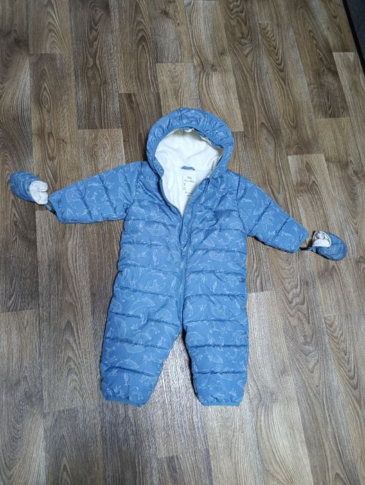 Комбінезон зимовий голубий 80см