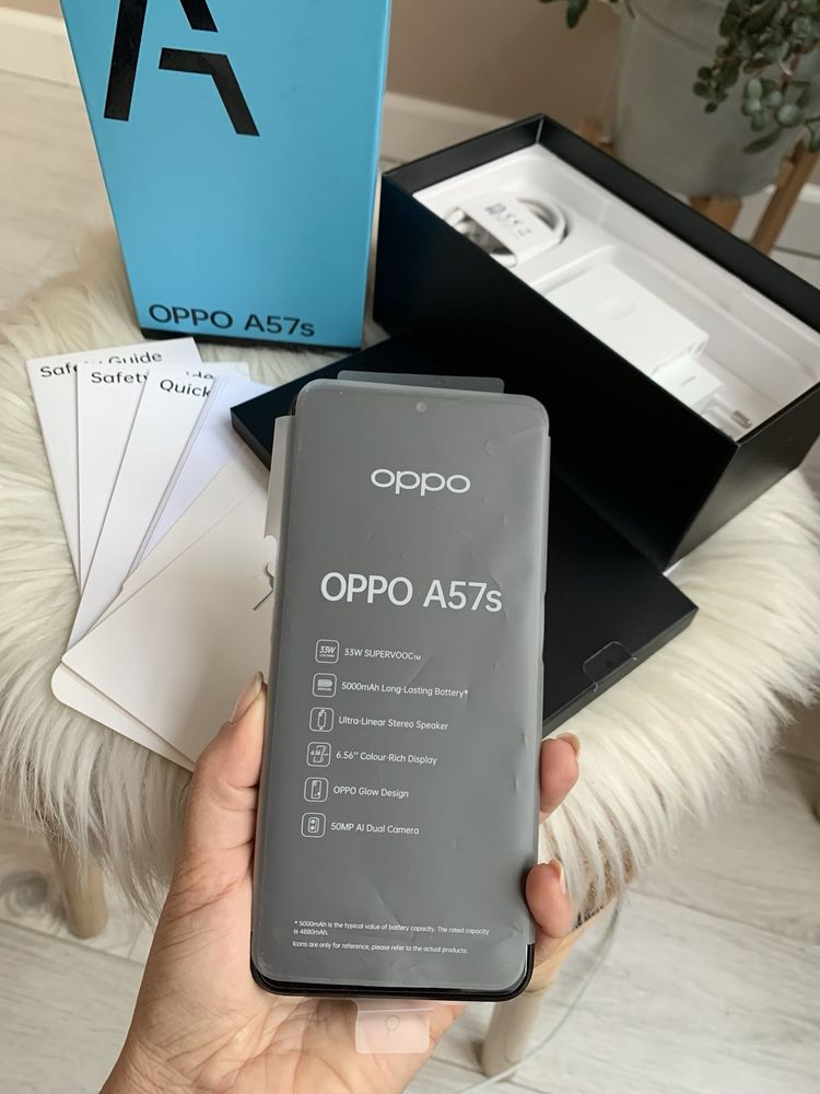 Telefon OPPO A57s 4/128GB, nowy z dokumentami