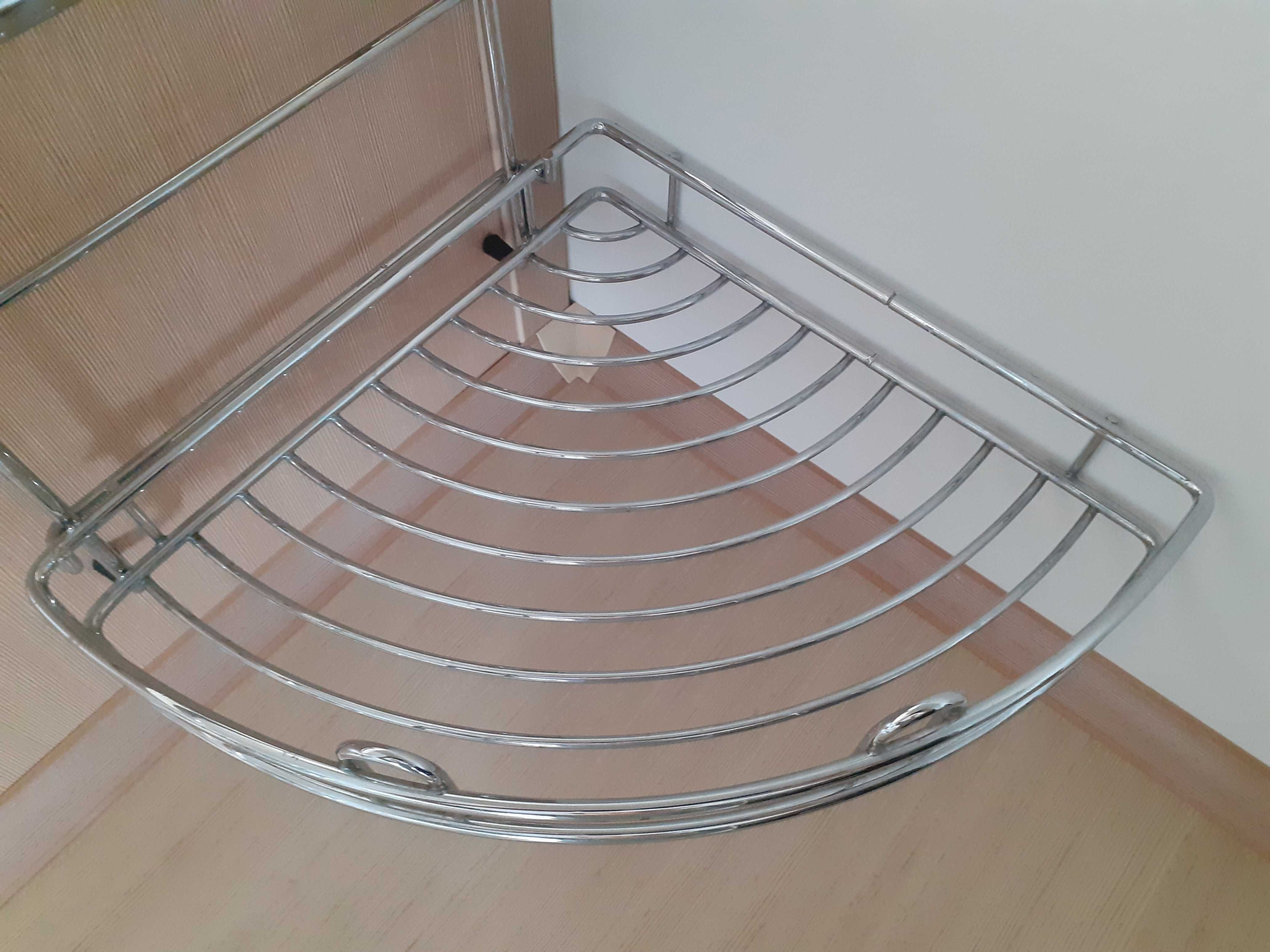 Koszyk, półka narożna na reling do kuchni