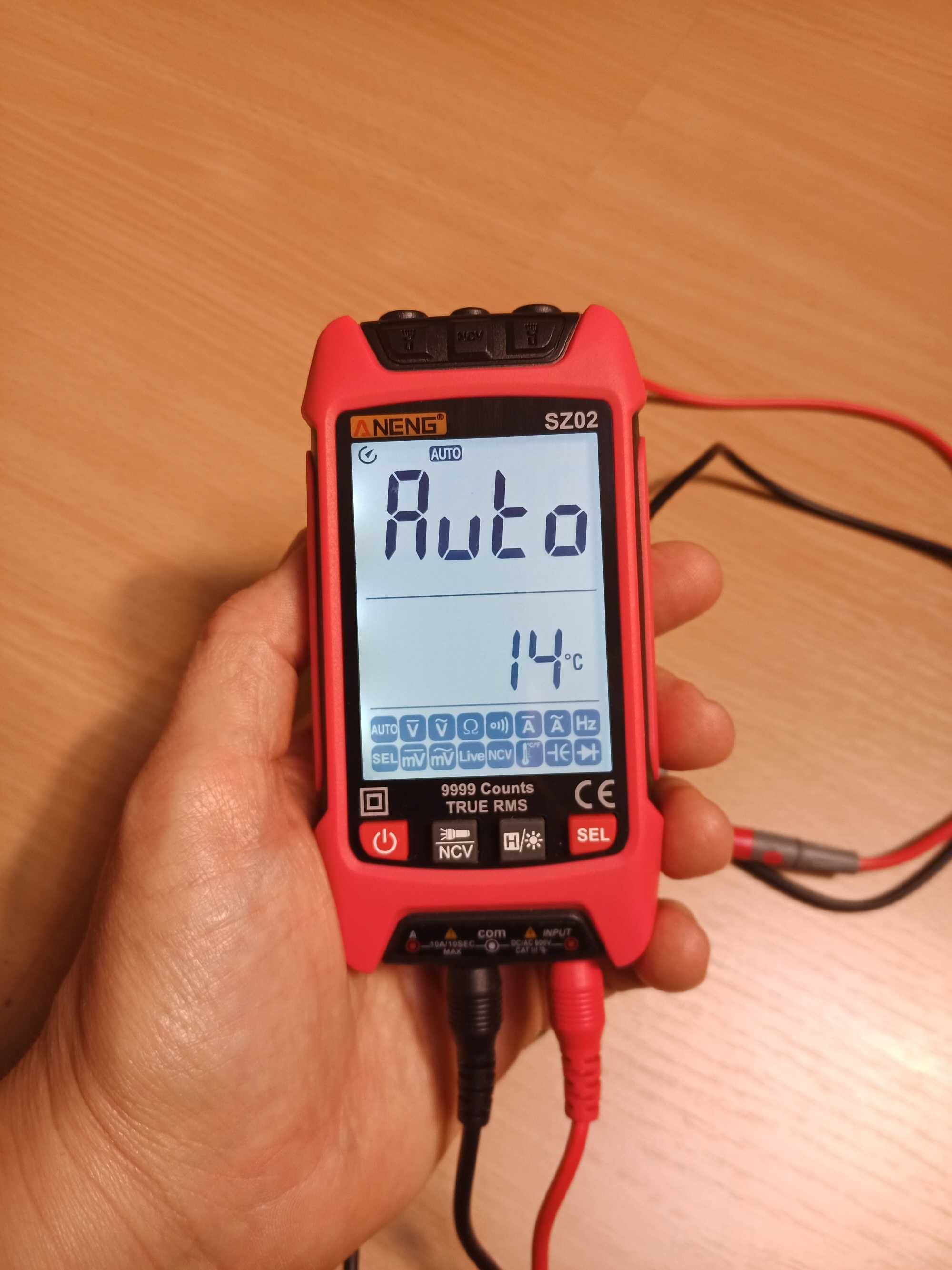 Aneng SZ02 Multimetro totalmente automático NOVO