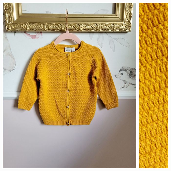 Sweterek 86 kardigan basic organic cotton scandi unisex