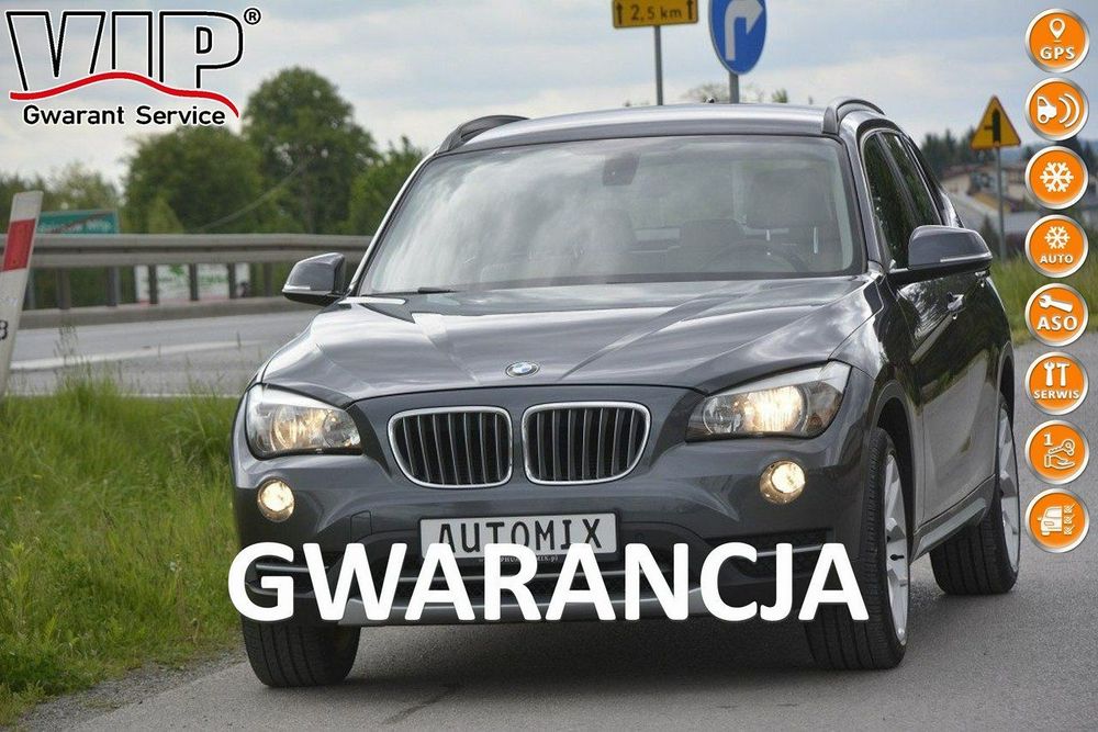 BMW X1 2.0D doinwestowany automat skóra gwarancja przebiegu bezwypadkowy
