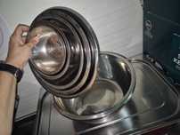 Tigelas em inox,varios tamanhos