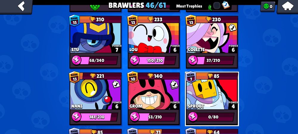 Продам акаунт в .БРАВЕЛ СТАРС