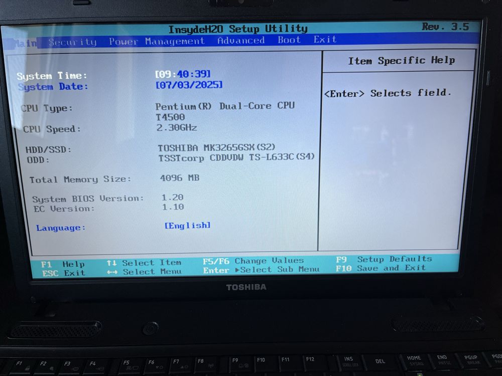 Laptop Toshiba Satellite C650 Sprawny Komplet!!!
