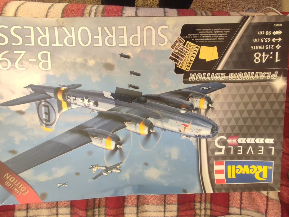 Model plastikowy B-29 w skali 1:48