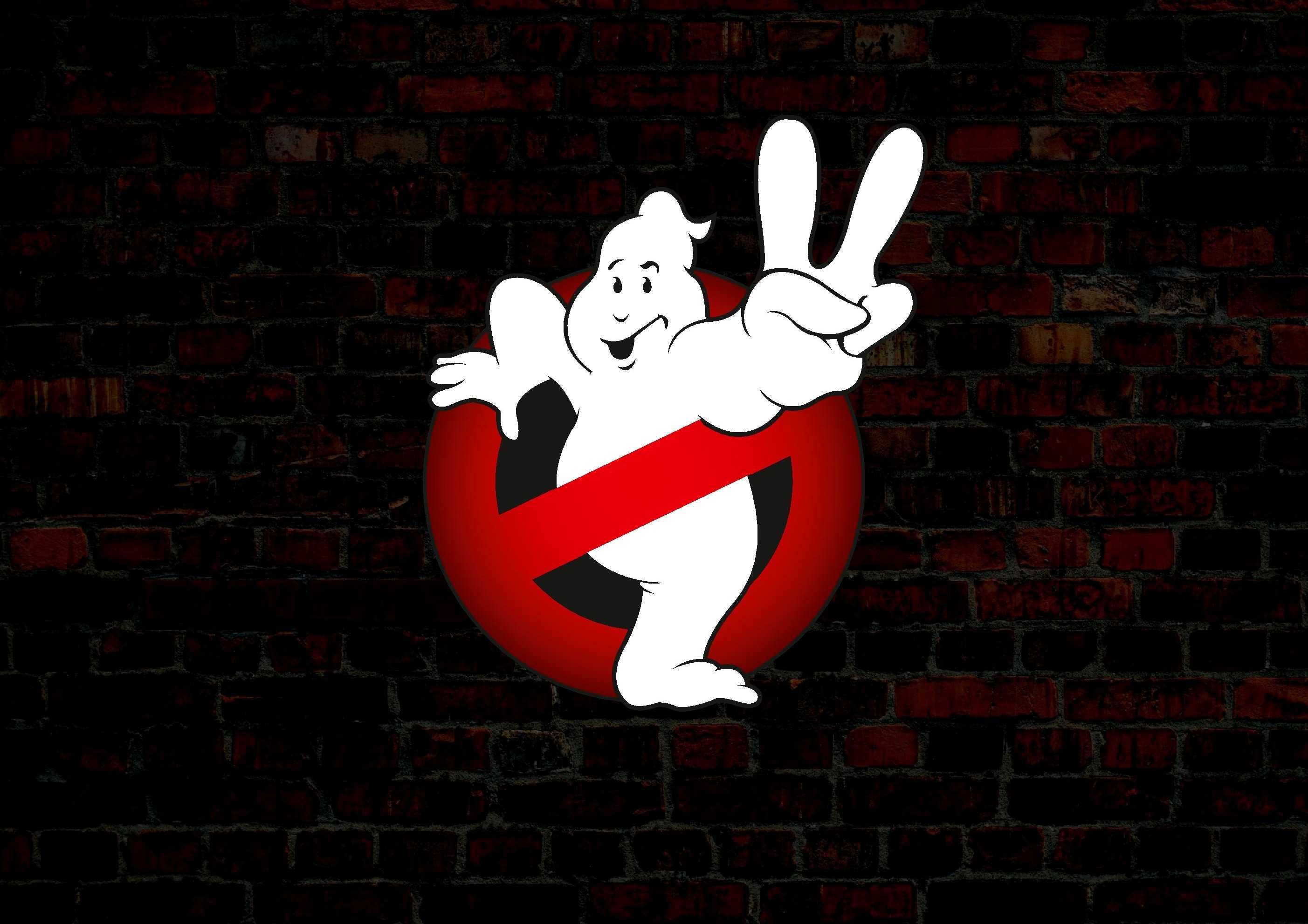 LED Neon GHOST BUSTERS, Logo pogromcy Duchów, Plafon, Ledon, Kinkiet