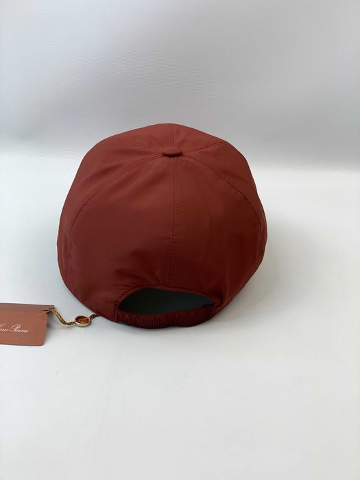 Бордовая кепка Loro Piana кепка с вышивкой Лоро Пиана gu497