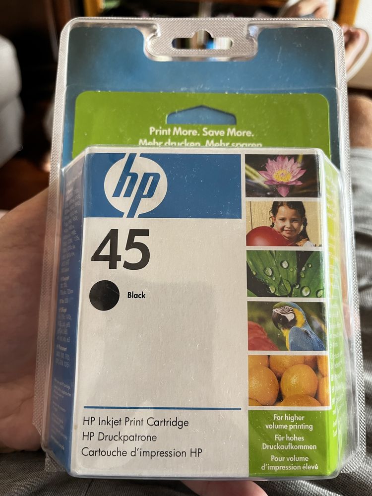 Hp tinteiro 45 black original