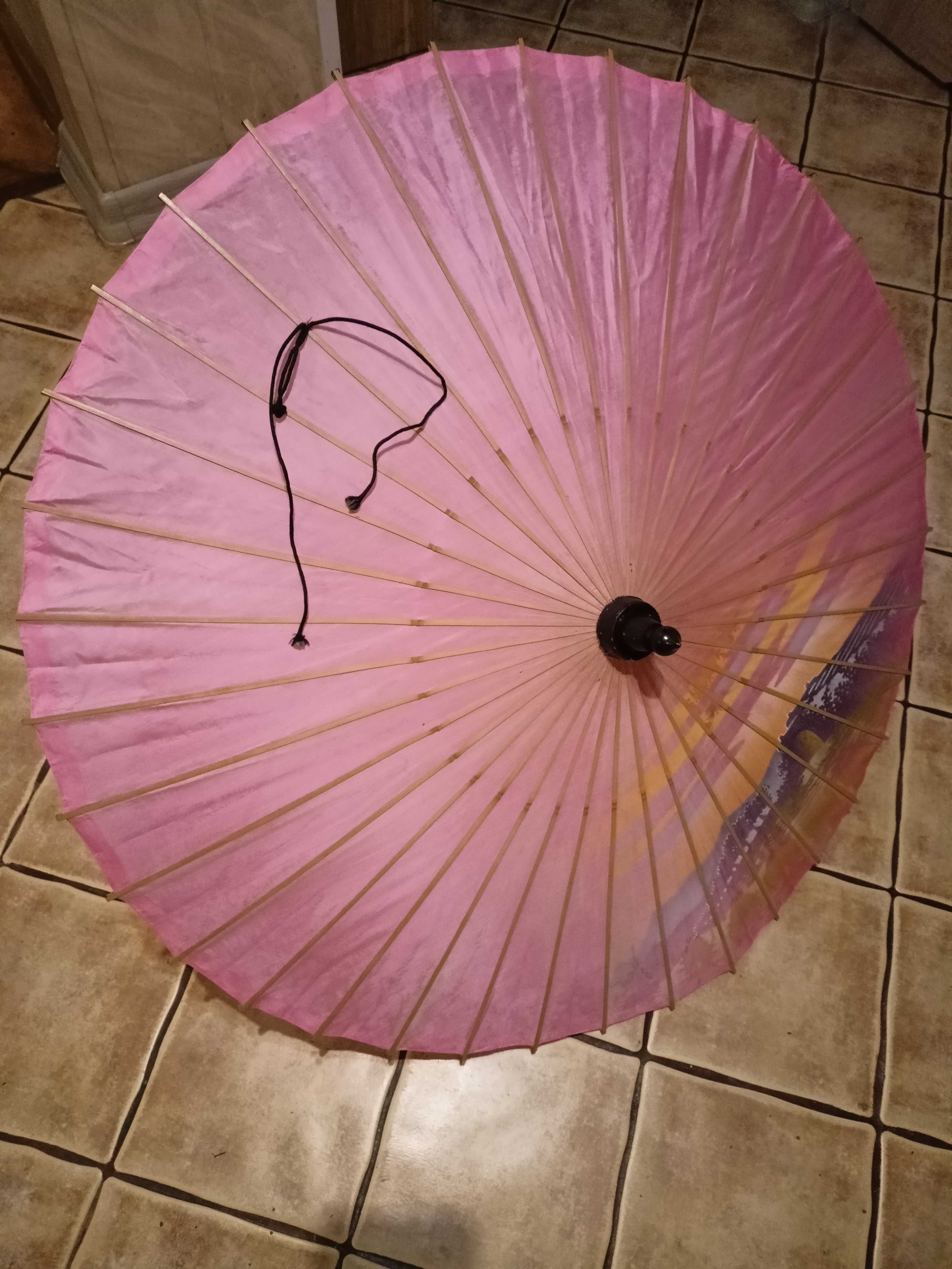 stary parasol na słońce ze sklepy Chinka prl vintage