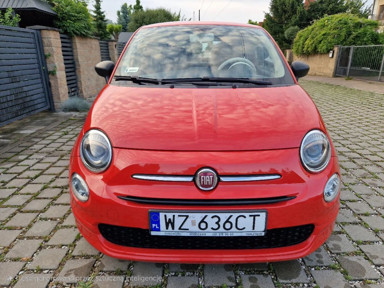 Fiat 500 Fiat 500 1.2 Pop, 1 właściciel, salon Polska