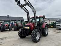 Case maxxum 125 tuz miekka oś i kabina ładowacz w komplecie 11r
