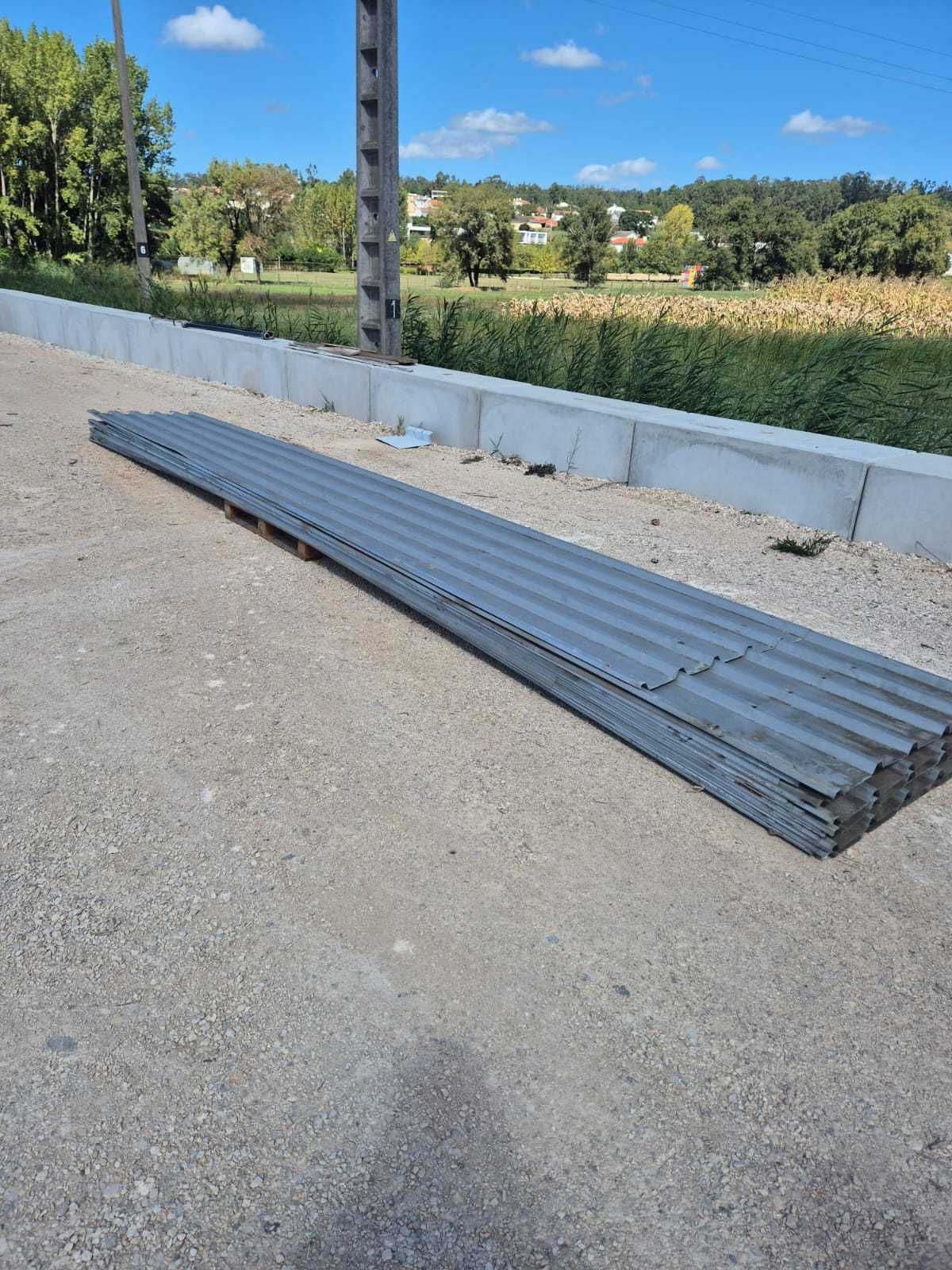 Chapa metálica para telhdo