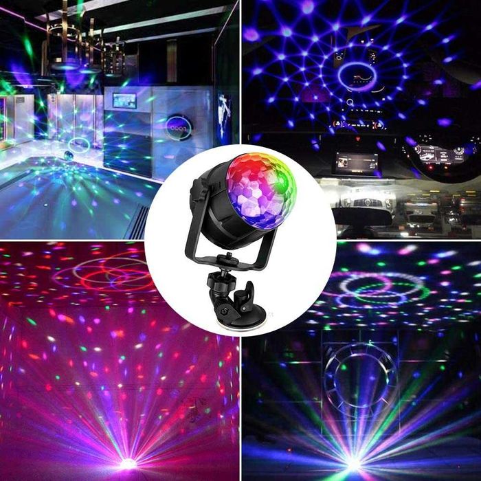 Bola de Luz Giratória decoração festa Promoção Fim de Ano DESCONTO
