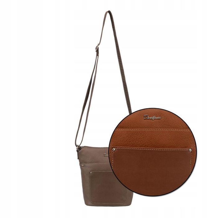 Damska Torebka David Jones Torba Listonoszka 6115 Dark Bordeaux