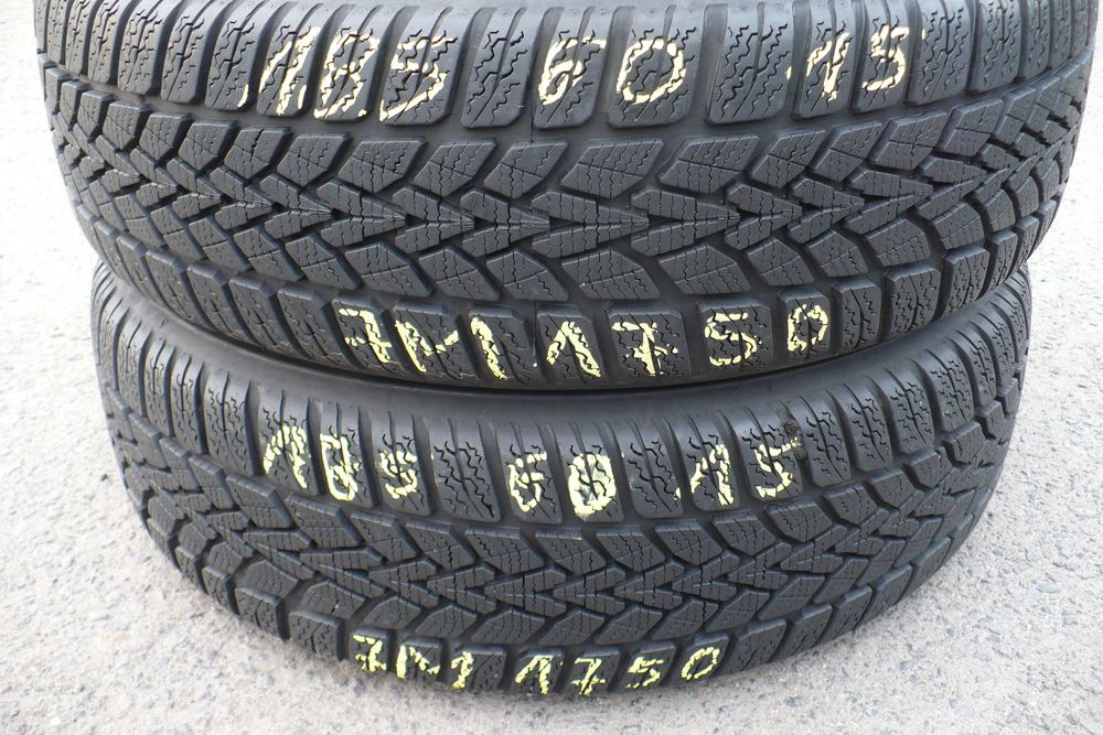 Opony Dunlop 185/60R15 88T XL 7mm Zima 2 szt.