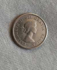 Srebrna moneta Canada 10 cents 1963