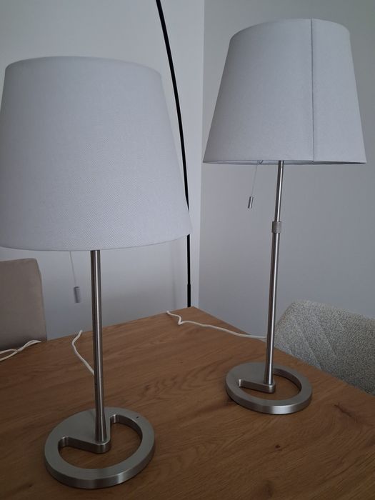 Conjunto 2 candeeiros mesa ikea com regulação em altura