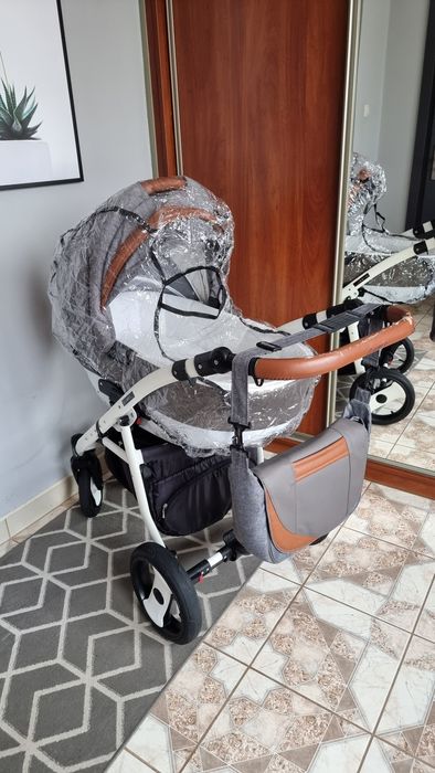 Wózek gondola, spacerówka, fotelik z bazą 3w1 4w1 Coletto Savona Decor