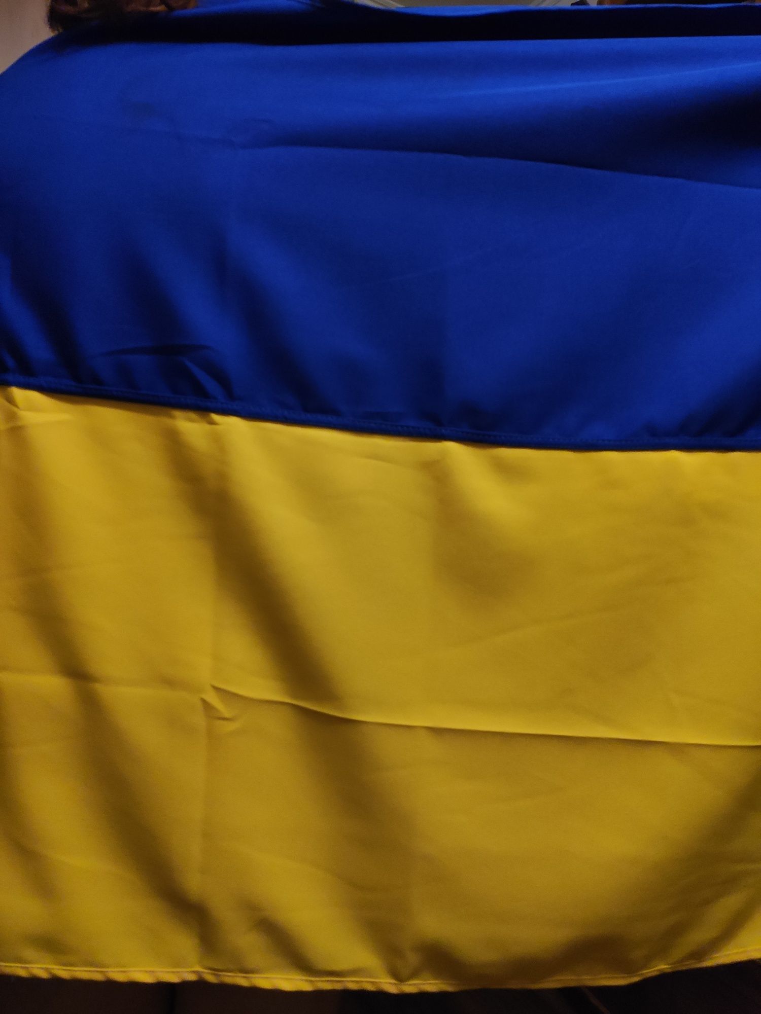 Флаг УПА. Прапор стяг України Атлас Габардин Нейлон