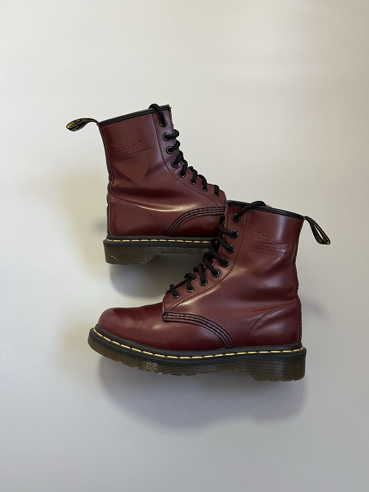 Ботинки Dr Martens 1460 cherry red jadon vegan