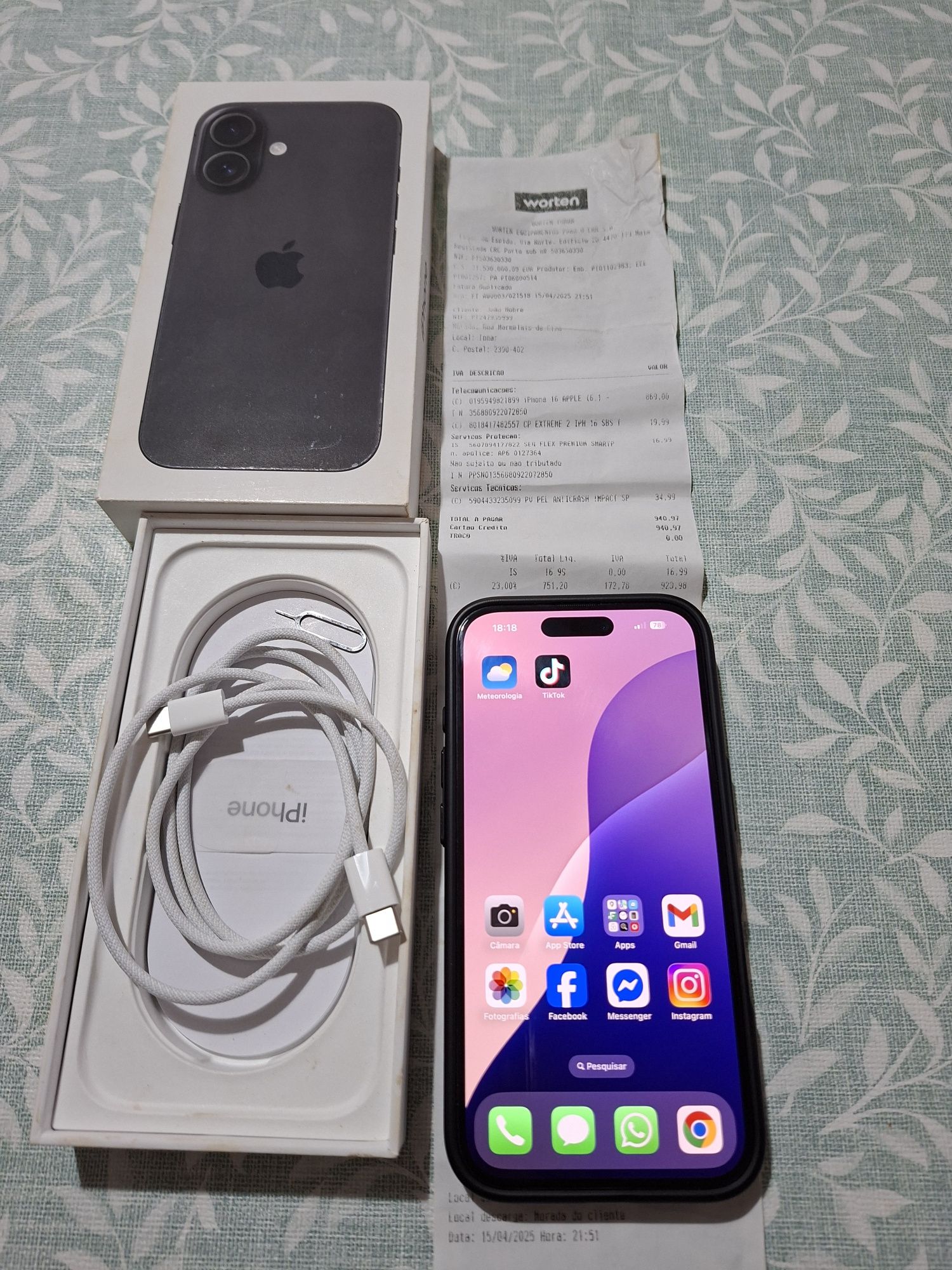 Apple iPhone 16 Original 128GB