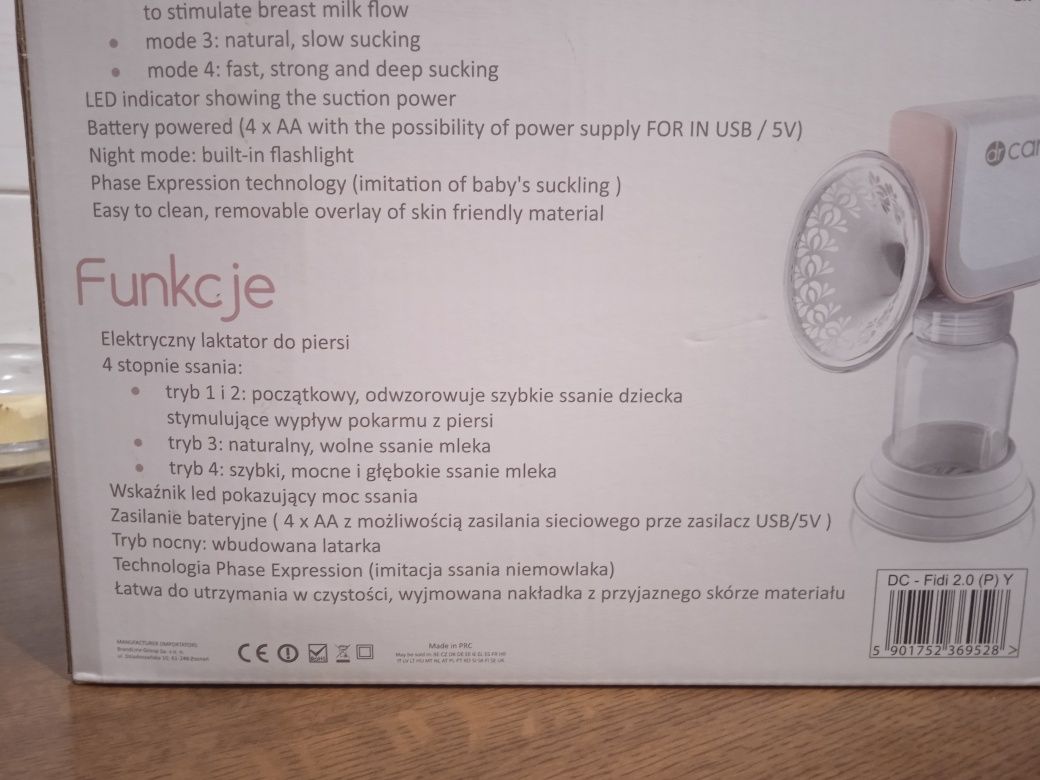 Laktator elektryczny dr care