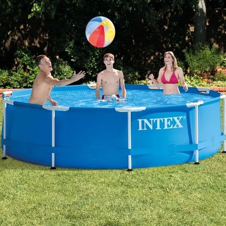 Каркасний басейн INTEX 366 діаметр, 6503 літр каркасный бассейн