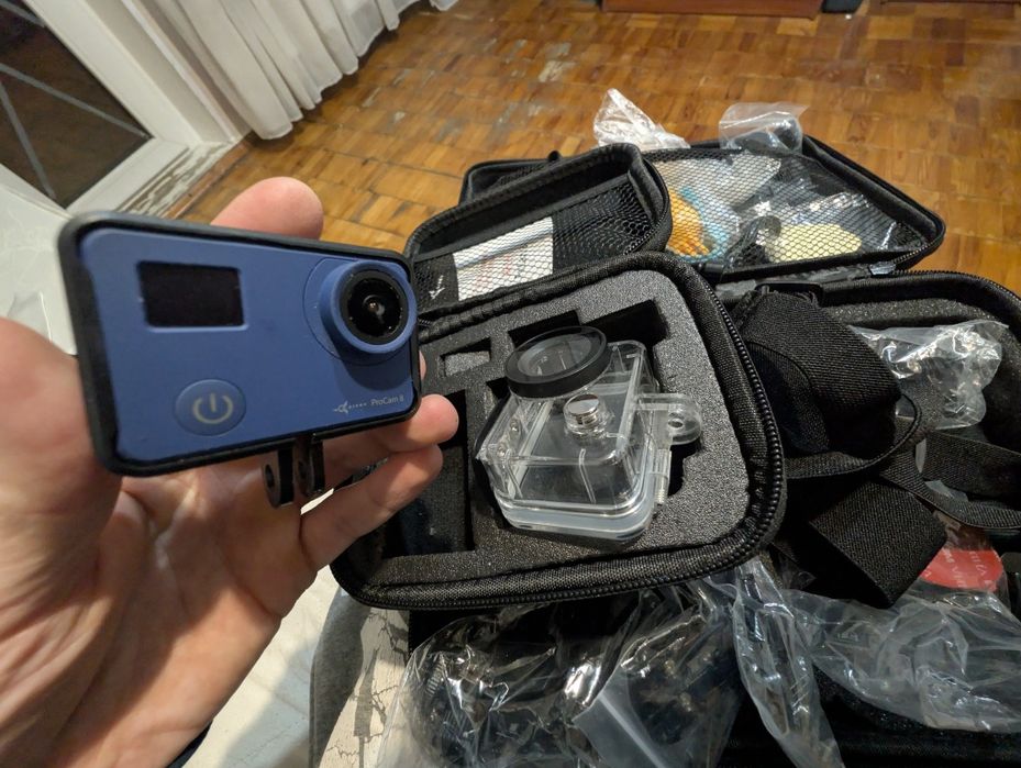 Екшн-камера 4K AIRON ProCam 8 + набор блогера 15 аксессуаров