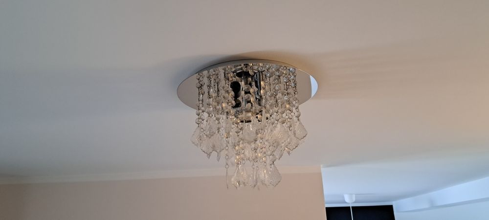 Lampa sufitowa glamour