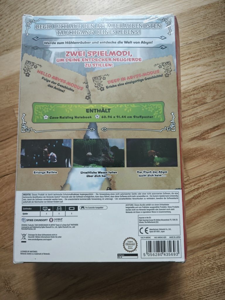 Nowa folia Made in Abyss Collector's Edition Switch