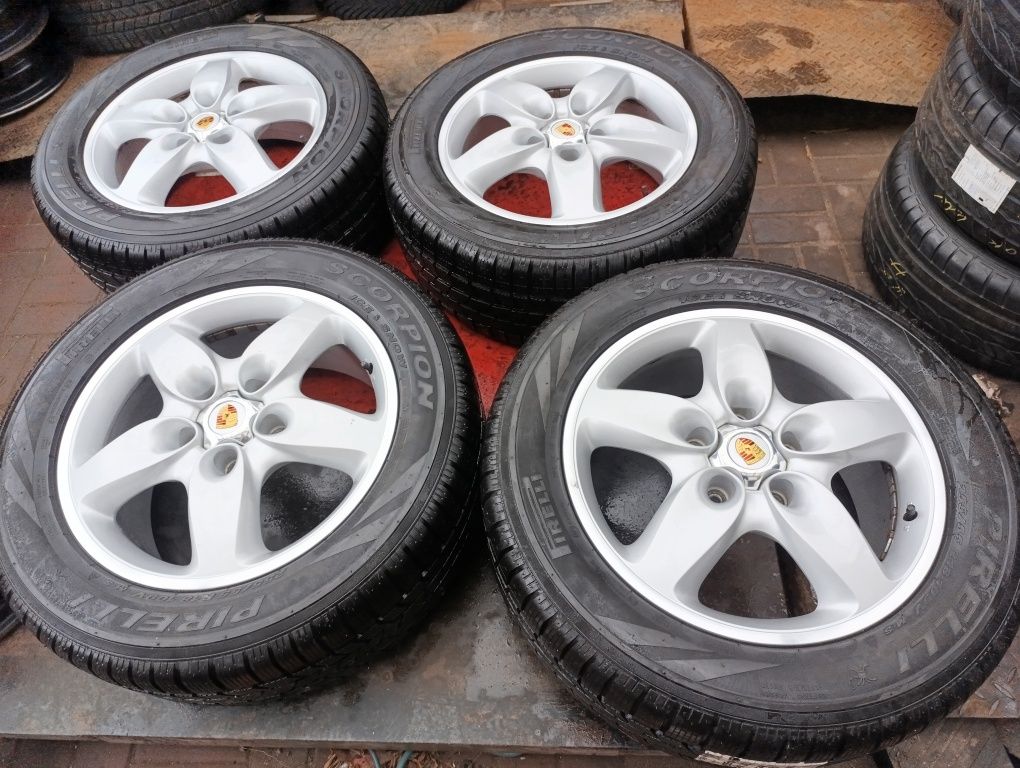 5x130 Felgi Aluminiowe 18 Porsche Cayenne 7L5 8JX18 ET57 255/55R18 kpl