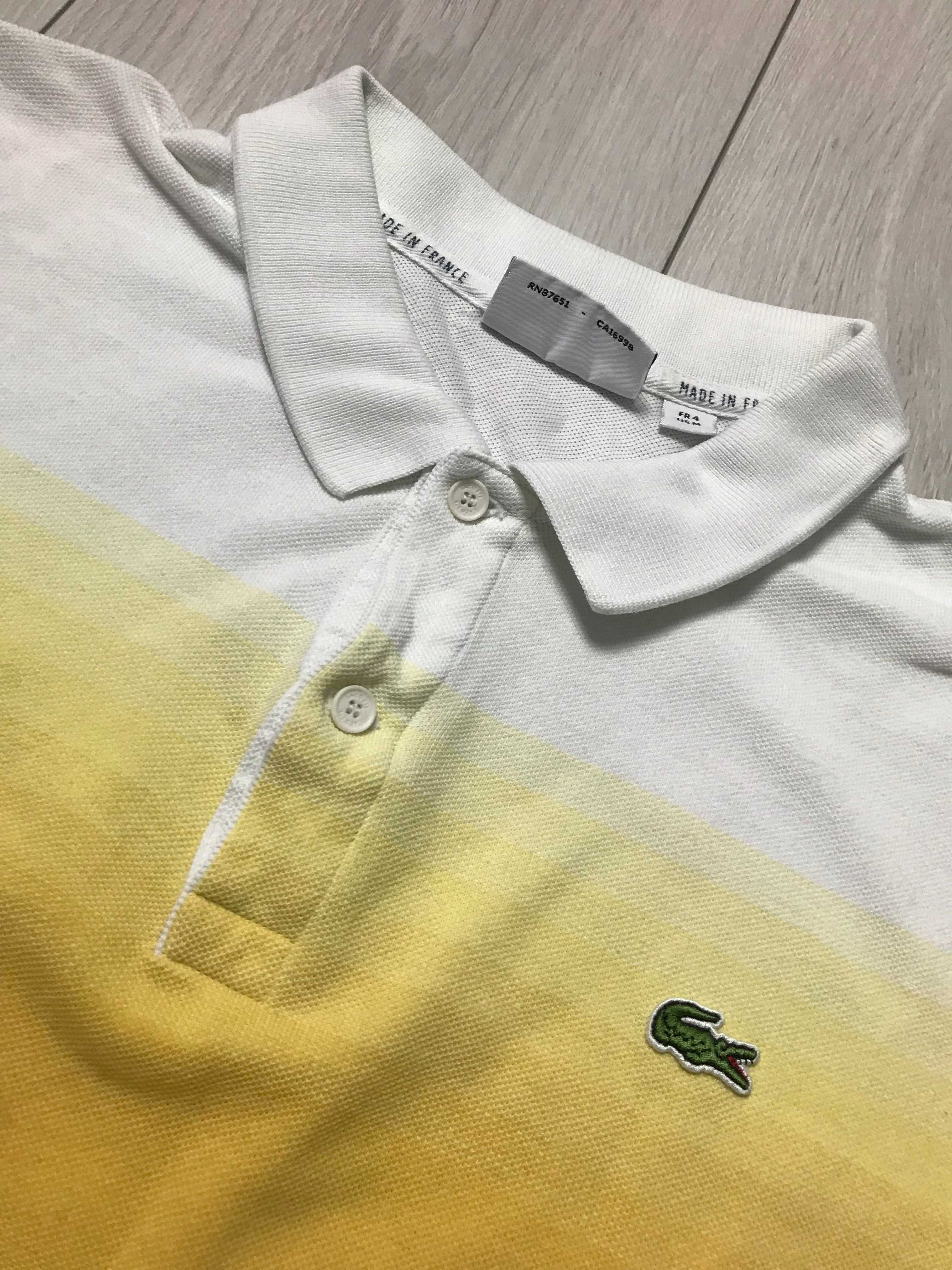 LACOSTE r.M oryginalna koszulka polo męska Made in France