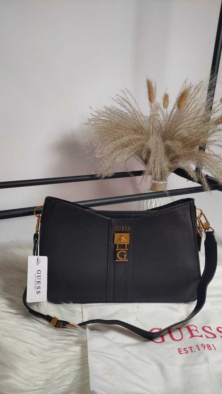 Сумка Guess  багет Ginerva Elite. Сумка-багет гесс