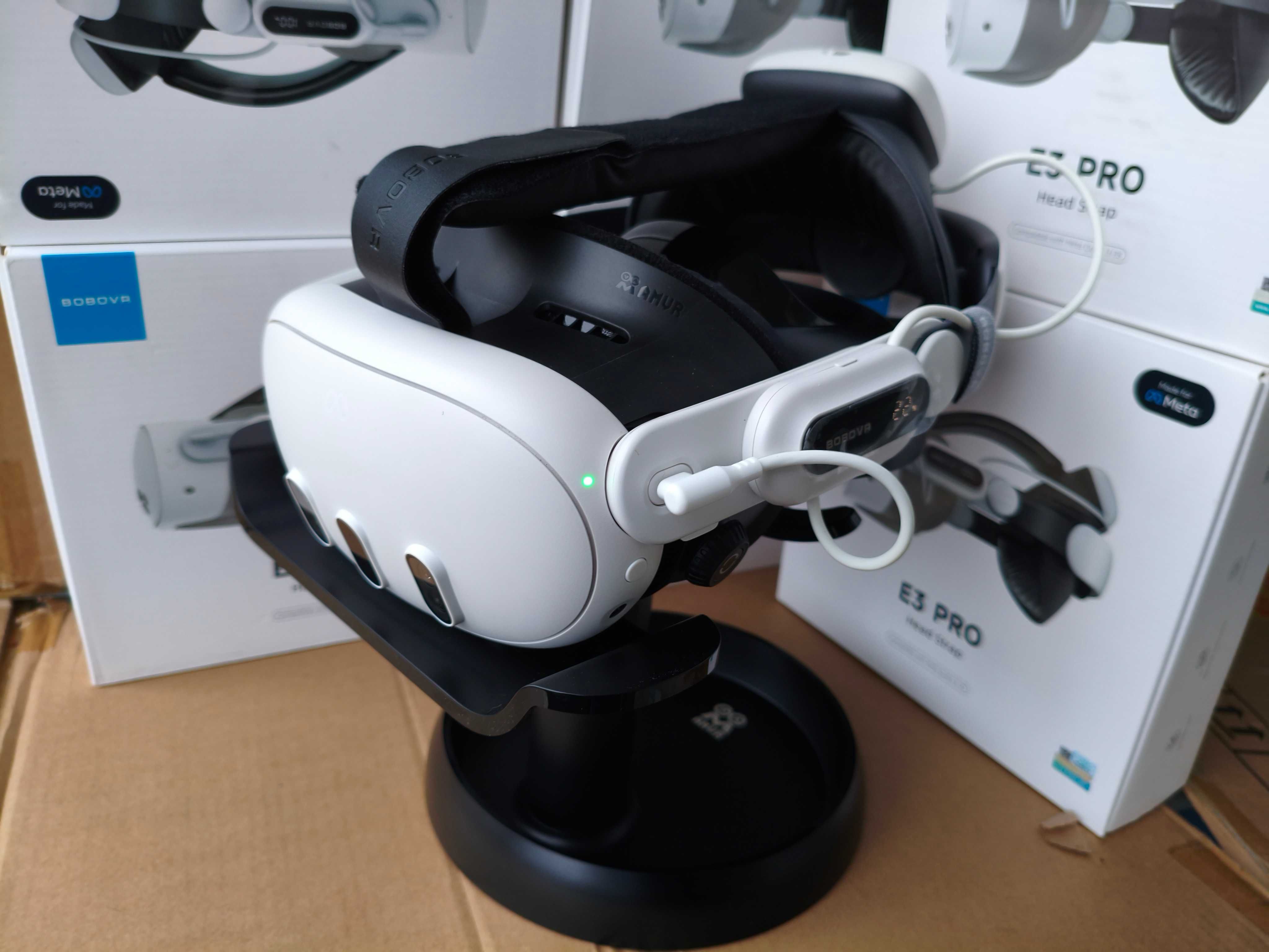 BOBOVR E3 Pro Head Strap Latest version Meta Quest 3 10000mA Акція!!