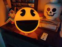 Kultowa Lampka Pac-Man z Dźwięki i Pilot USB Oficjalna Licencja Namco